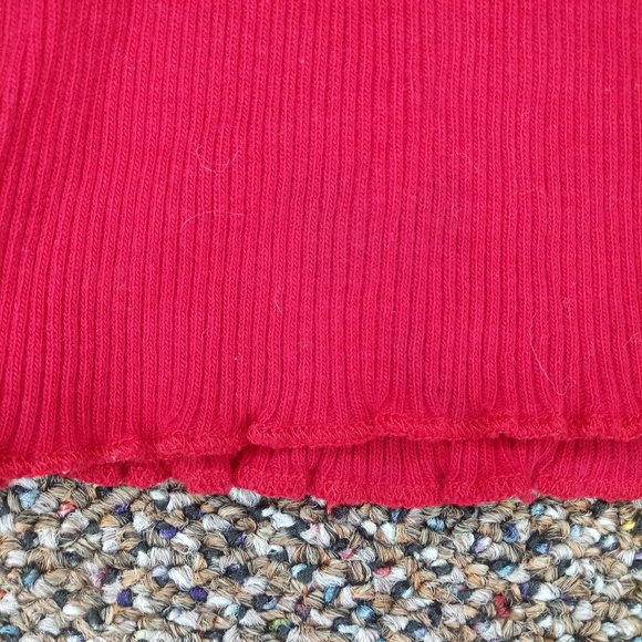 Red Turtleneck Sweater - Picture 4 of 5